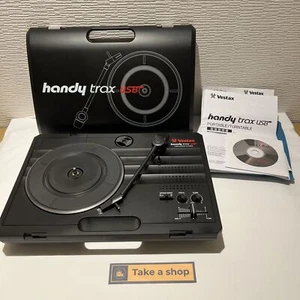 Tocadiscos: Práctico reproductor de discos portátil Vestax trax usb negro usado probado JAPÓN - Imagen 1 de 17