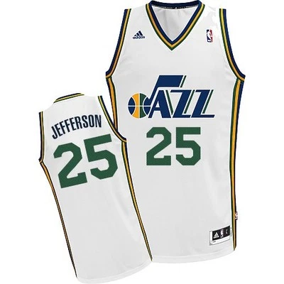 NUEVA CAMISETA ADIDAS UTAH JAZZ BIG AL JEFFERSON XL SWINGMAN REV 30 BOBCATS BLANCA Foto 1 de 3