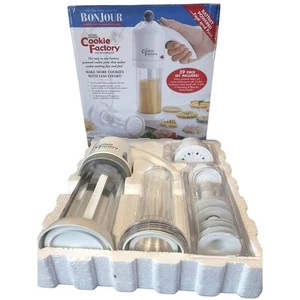Bonjour Cookie Factory and Decorating Kit Battery Powered 39 Piece Set - Picture 1 of 4
