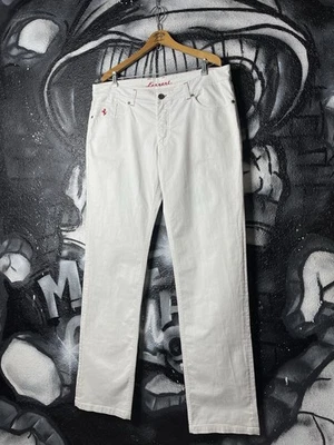 法拉利官方产品 5 口袋意大利白色牛仔裤男式 56 码 — 第 1/4 张图片