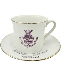 Vintage Ritz Paris Hotel Porzellan Demitasse Tasse & Untertasse - Bild 1 von 12