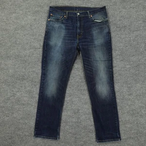 Levi's 511 Jeans Mens 36x31 Dark Blue Slim Fit Stretch Denim Tag 36x32 - Picture 1 of 13