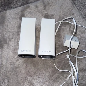 2x LINKSYS VELOP Mesh WIFI Node Single Unit WHW03 White Tri-Band AC2200 - Afbeelding 1 van 1