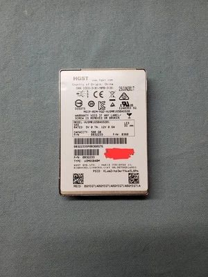 HGST HUSMR1650ASS201 500GB 2.5" 12Gb/s SAS SSD #2118 - Image 1 of 2
