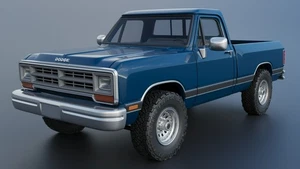 1:25 Scale 3D printed 87 Dodge Ram W150 Short Bed truck kit - Picture 1 of 10