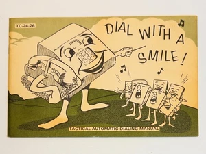 Vintage 1976 Army Manual TC 24-26 Dial With a Smile Tactical Auto Dialing Book - Picture 1 of 5
