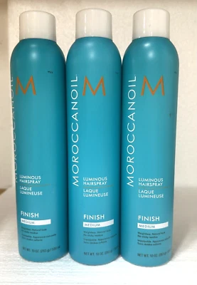 *NEW** 3 PACK Moroccanoil Moroccan Oil MEDIUM Hairspray 10 Oz - Image 1 of 2