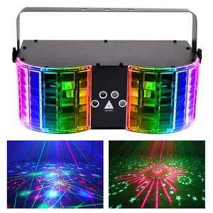 LED Laser Projektor Lampe DMX512 Pattern Strobe Disco Party Bühnenbeleuchtung DE - Bild 1 von 10