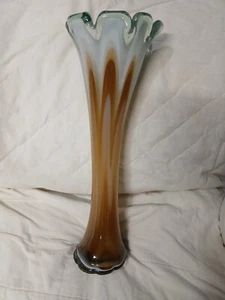 Murano Like Style Streched Vase - Picture 1 of 4