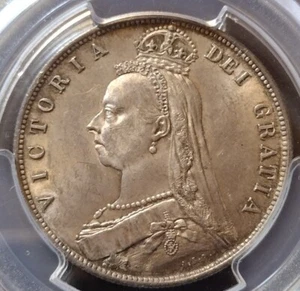 1887 Great Britain Half Crown - Victoria Jubilee Bust - PCGS MS 61 - Picture 1 of 4
