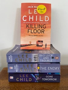 Lee Child Jack Reacher x 4 Book Bundle (Crime & Thriller) - Picture 1 of 4