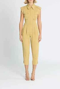 SHONA JOY Matilda Utility Jumpsuit Work Casual Size 6 AU RRP 420 WITH DEFECTS - Picture 1 of 9