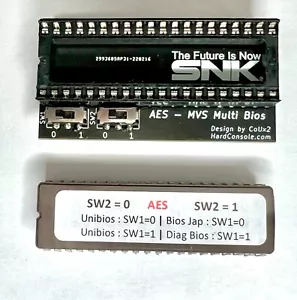 Multi BIOS NEO GEO AES Adapter - UNIBIOS NeoDiag for NEOGEO AES - Zdjęcie 1 z 13