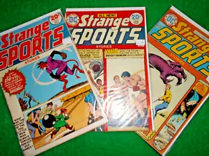 SELTSAME SPORTGESCHICHTEN LOT (3) AVE VG+ SWAN CARDY 1973-1974 - Bild 1 von 4