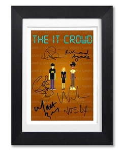 IT CROWD CAST SIGNED POSTER PRINT TV SERIES SHOW SEASON PHOTO AUTOGRAPH GIFT - Bild 1 von 1