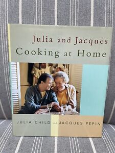 Julia Child and Jacques Pepin Cooking at Home TWICE DOUBLE SIGNED RARE