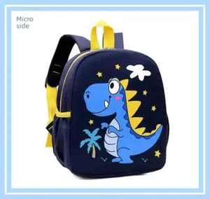 BLAU Dinosaurier Kinder Cartoon Rucksäcke Jungen Mädchen Kinder Schultaschen - Bild 1 von 17