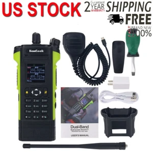 APX-8000 12W Dual Band Radio VHF UHF Transceiver Dual PTT Handheld Microphone US - Picture 1 of 10