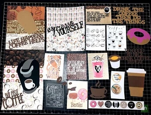 COFFEE Scrapbook Kit! 2.0 Project Life, planner, Scrapbook, Paper, die cuts - Picture 1 of 1