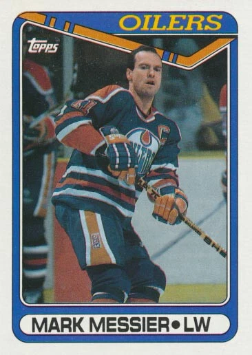 1990-91 Topps #130 MARK MESSIER - Edmonton Oilers - Bild 1 von 1