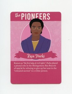 #TN25819 ROSA PARKS Female Heroes Game Trade Card