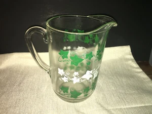 VINTAGE MCM GLASKRUG MIT EFEU DESIGN  - Bild 1 von 7