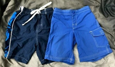 LOTE USADO EN EXCELENTE ESTADO Land's End M talla 5S 6S Surf 3T bañador talla niños azul marino Foto 1 de 4
