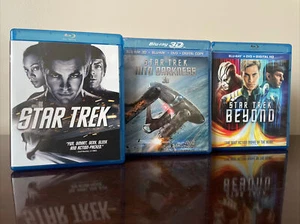 Star Trek Trilogy Pack: Star Trek (2009) + Into Darkness (2013) + Beyond (2016) - Picture 1 of 24