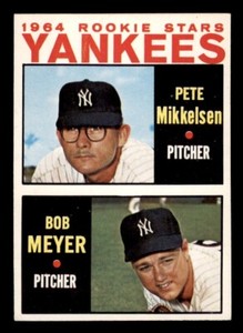 1964 Topps Baseball #488 Yankees Rookies EX