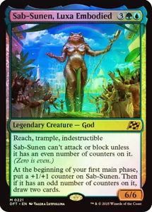 MTG FOIL Sab-Sunen, Luxa encarnado - Aetherdrift #221 - Imagen 1 de 1