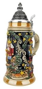Nutcracker Suite Christmas Beer Stein Limited Edition German Made - Picture 1 of 6