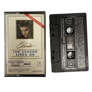 ELVIS PRESLEY - THE LEGEND LIVES ON   (1) CASSETTE TAPE ALBUM COLLECTORS EDITION - Picture 1 of 3