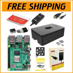 Comprehensive Raspberry Pi 4 Kit: 2GB RAM, Cooling System & Quick-Start Guide - Picture 1 of 6