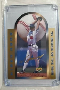 Hideo Nomo LA Dodgers 1996 Upper Deck C Card, in protector/stand, numbered 5,000 - Picture 1 of 3