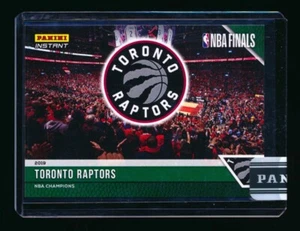 2018-19 PANINI INSTANT #1 TORONTO RAPTORS GREEN 1ST NBA TITLE RARE SSP #6/10! - Picture 1 of 2