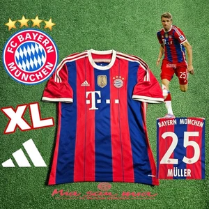 Adidas Bayern Munich Thomas Muller#25 2014/2015 Home Jersey Men's XL Bundesliga - Picture 1 of 15