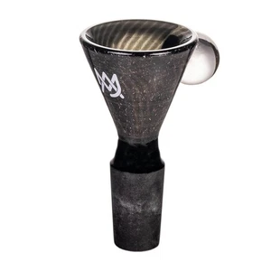 MJ Arsenal 14mm Dicro con Mármol CUENCO NEGRO Grueso Vidrio Borosilicato Encalmo MJA - Imagen 1 de 6