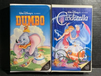 Walt Disney Black Diamond VHS Lot Of 2 — 第 1/4 张图片