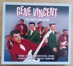 GENE VINCENT The Single Collection TRIPLE CD Digipak FRANCE 2015 NOT3CD195 - Imagen 1 de 3