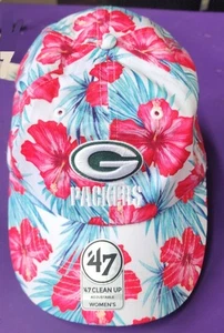 47 Marken Green Bay Packers Clean Up Damenmütze verstellbar Logo neu - Bild 1 von 5