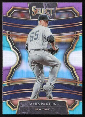 2020 Panini Select трехцветный Джеймс Пэкстон No72 New York Yankees - Изображение 1 из 2