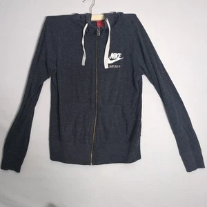 Nike Zip Hoodie Women’s Size Small Dark Gray - Picture 1 of 8