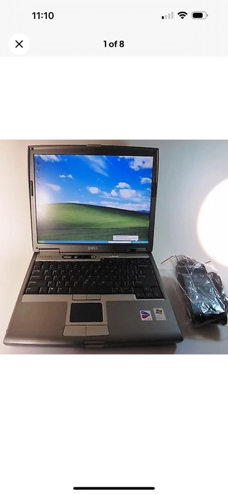 Laptop Dell Windows XP - Puerto paralelo - Puerto serie de 9 pines - RS232 - WIFI - Batería NUEVA Foto 1 de 2