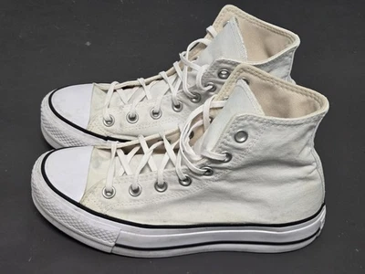 Converse Chuck Taylor All Star Platform White Canvas 560846F Women’s Size US 7 - Image 1 of 4