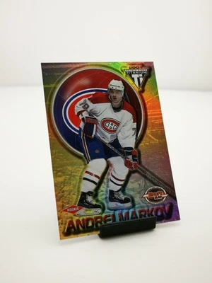 2000-01 Pacific Private Stock Titanium Draft Day /1000 Andrei Markov #130 Habs  - Image 1 of 4