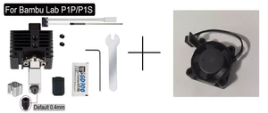 Complete 0.4mm Hotend Kit With Fan for Bambu Lab P1S-P1P Extruder Hotend - Afbeelding 1 van 4