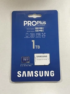 CARTE MÉMOIRE SAMSUNG 1 To Pro Plus MicroSDXC - NEUVE. - Photo 1 sur 2
