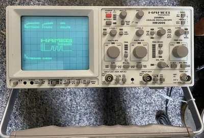 (2) Osciloscopio analógico Hameg Instruments HM 2005 HM2005 Foto 1 de 4