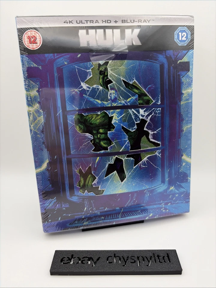 HULK 4K UHD BLU RAY STEELBOOK UK ZAVVI LTD ED NEW & SEALED 2003 - image 1 of 4
