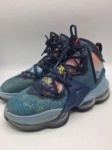Nike LeBron 19 Fast Food Blue Size 6 - Picture 1 of 11